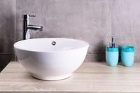 Saniclear Rema waskom set incl. hoge kraan chroom - thumbnail