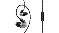 Pioneer SE-CH5T (S) Hi-Res Audio In-ear hoofdtelefoon (over-the-ear-kabel, verloopvrij, gevlochten design, bedieningselement, microfoon, oproepnamefunctie, voor iPhone, Android smartphones), zilver - thumbnail