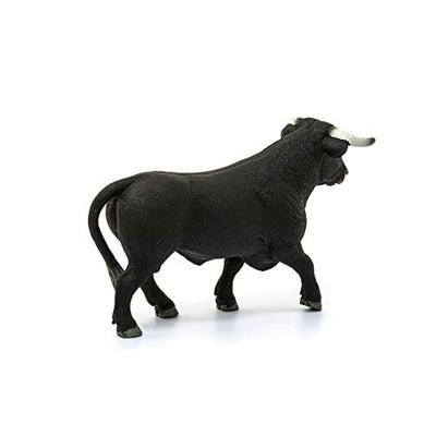 Schleich farm world zwarte stier 13875 - thumbnail