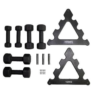 Tunturi Dumbbell Set | Met Opbergrek | Neopreen l 1 t/m 3 kg - thumbnail