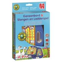 Jumbo Ganzenbord & Slangen en ladderspel Reisspel - thumbnail