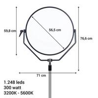 Falcon Eyes Bi-Color LED Lamp Sophiez SO-300TDX op 230V - thumbnail