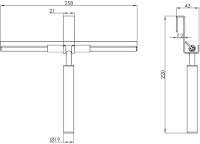 Saqu Eurotrend glaswisser chroom