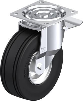 Blickle L-VLE 250K-ST Zwenkwiel met rem Wieldiameter: 250 mm Draagvermogen (max.): 450 kg 1 stuk(s) Blickle L-VLE 250K-ST Zwenkwiel met rem Wieldiameter: 250 mm Draagvermogen (max.): 450 kg 1 stuk(s)