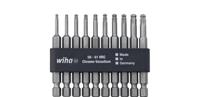 Wiha Bitset Professional 70 mm TORX® kogelkop 1/4" incl. bitstrook 11-delig - 32804 - 32804 - thumbnail