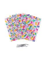 HEMA Uitdeelzakjes gekleurde streep - 8 stuks - thumbnail