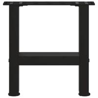 Salontafelpoten 2 st 3040 cm staal zwart - thumbnail