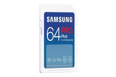 Samsung Pro Plus SD Card 64GB SD-Kaart Wit