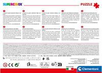 Clementoni legpuzzel super color - barbie rolschaats, 104st. - thumbnail