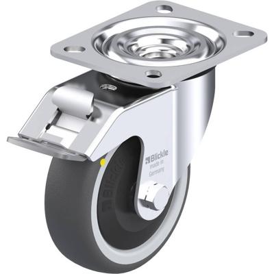 Blickle L-PATH 100KF-FI-ELS Zwenkwiel met rem Wieldiameter: 100 mm Draagvermogen (max.): 130 kg 1 stuk(s)