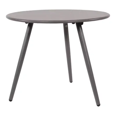 Bijzettafel Rafael metaal grijs 45 cm