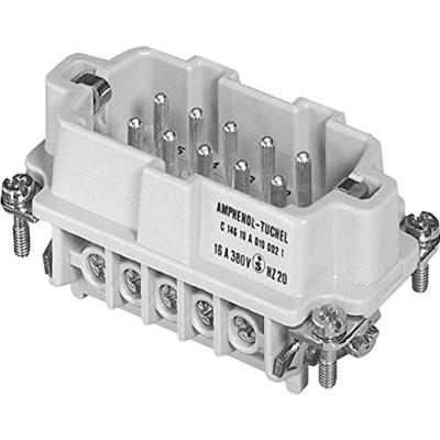 Amphenol C146 10A010 002 1-1 Pin-inzetstuk Heavy mate C146 Totaal aantal polen 10 + PE 1 stuk(s) Amphenol C146 10A010 002 1-1 Pin-inzetstuk Heavy mate C146 Totaal aantal polen 10 + PE 1 stuk(s)