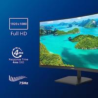 Philips Monitore 241E1SC/00 LED-monitor Energielabel F (A - G) 61 cm (24 inch) 1920 x 1080 Pixel 16:9 4 ms HDMI, VGA, Audio-Line-out VA LED - thumbnail