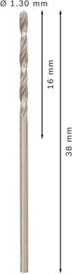 Bosch Accessoires Metaalboren HSS-G, Standard 1,3 x 16 x 38 mm 10st - 2608585469