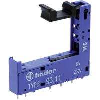 Finder 93.11 Relaissocket Met houderbeugel Geschikt voor serie: Finder serie 34 Finder 34.51, Finder 34.81 (l x b x h) 33 x 6.2 x 28.35 mm 1 stuk(s) - thumbnail