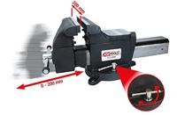 KS Tools 914.0008 Bankschroef 914.0008 Bekbreedte: 200 mm Spanbreedte (max.): 200 mm - thumbnail