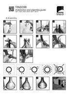 Eglo HanglampTindori 50cm wit hout - 96211 - thumbnail