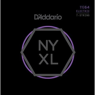 D'Addario NYXL1164 Nickel Wound Medium 11-64 7-snarige set