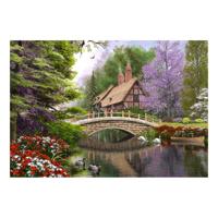 Selecta Castorland legpuzzel river cottage, 1000st. - thumbnail