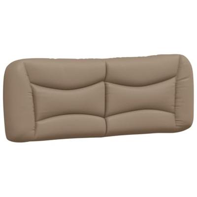 Bedframe met hoofdbord kunstleer cappucinnokleurig 140x190 cm Bedframe met hoofdbord kunstleer cappucinnokleurig 140x190 cm