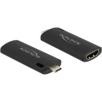 DeLOCK hdmi video capture stick usb-c adapter (zwart) - thumbnail