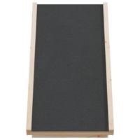 Hondenloopplank 70x35 cm massief vurenhout grijs - thumbnail