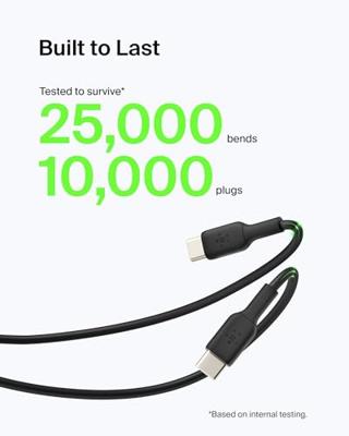 Kabel USB A naar USB-C Belkin CAB001bt1MBK Zwart 1 m - thumbnail