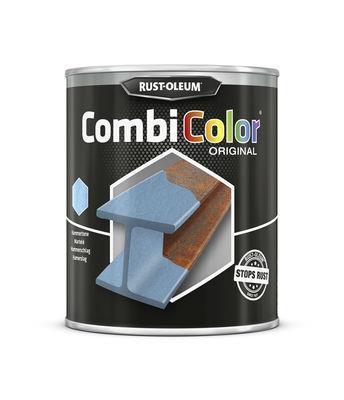 Rust-Oleum Combicolor metaalverf donkergrijs hamerslag 0.75ltr
