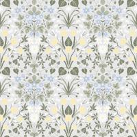 Dutch Wallcoverings Langenas - Varblommor Light Grey - Lichtgrijs - thumbnail