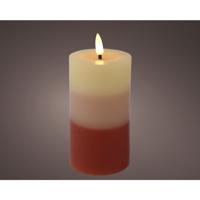 LED kaars vlamefffect Verloop 11cm terra - thumbnail