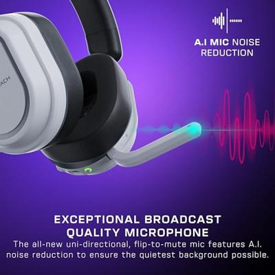 Turtle Beach Stealth 700 Headset Bedraad Hoofdband Gamen Bluetooth Grijs, Wit