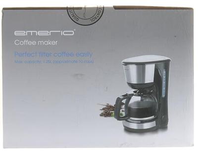 Emerio CME-122933 Koffiezetapparaat RVS/Zwart