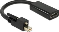 Delock 62640 Mini-displayport / HDMI Adapter [1x Mini-DisplayPort stekker - 1x HDMI-bus] Zwart - thumbnail