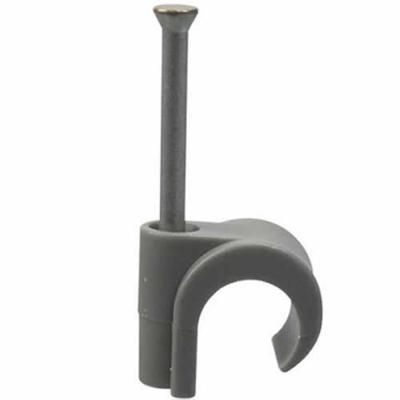 Spijkerclips 8-10mm grijs (100 stuks)