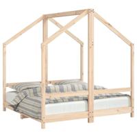 Kinderbedframe 2x(70x140) cm massief grenenhout - thumbnail