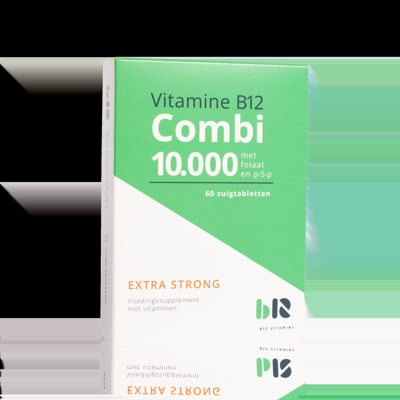 B12 Combi 10.000 met Folaat en P-5-P - 60 tabletten