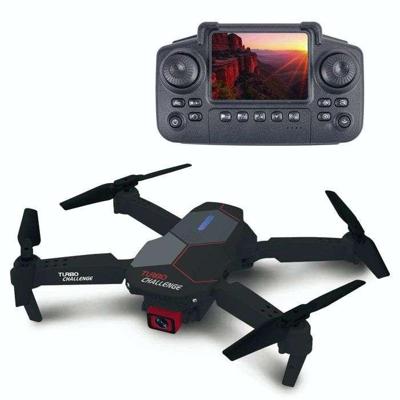 RC-drone in draagtas - TURBO CHALLENGE - 400329 - Dubbele camera - Afstandsbediening met scherm - Geschikt voor 14 jaar en ouder RC-drone in draagtas - TURBO CHALLENGE - 400329 - Dubbele camera - Afstandsbediening met scherm - Geschikt voor 14 jaar en ouder
