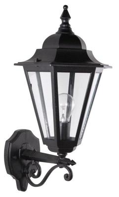 Franssen Muurlamp klassiekTeccia Up 50cm zwart - 180-10