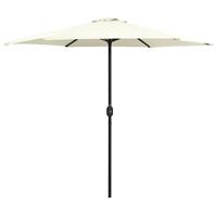 VidaXL Parasol met aluminium paal 270x246 cm zandwit - thumbnail