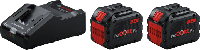 Bosch Blauw 2 x ProCORE18V 12.0Ah + 1 x GAL 18V-160 | Accuset - 1600A02T5W - thumbnail