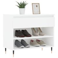 VidaXL Schoenenkast 70x36x60 cm bewerkt hout wit - thumbnail