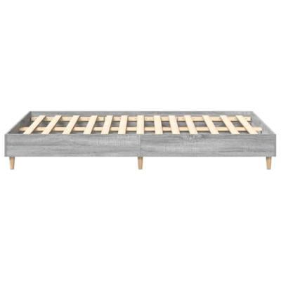Bedframe zonder matras 135x190 cm spaanplaat grijs sonoma