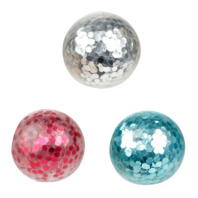 Toi-Toys raamkruiper knijpballen glitter, 3st.