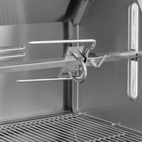 Speenvarkengrill - met motor - 40 kg - lengte grillspit: 138 cm - RVS - windbescherming - Royal Catering - thumbnail