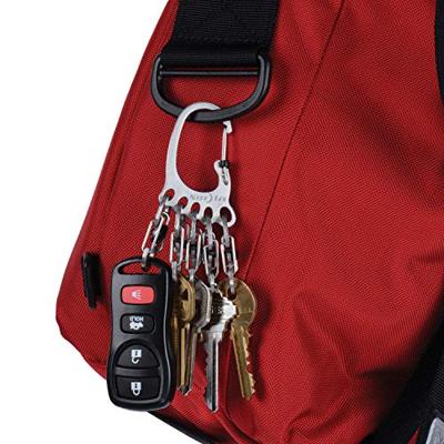 NITE Ize KLKBF-11-R6 BigFoot Locker KeyRack Sleutelkarabijn RVS 1 stuk(s) NITE Ize KLKBF-11-R6 BigFoot Locker KeyRack Sleutelkarabijn RVS 1 stuk(s)