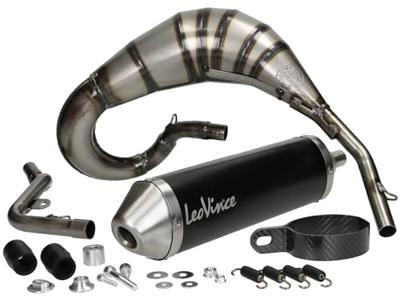 LeoVince Geluiddemper "x-fight black edition schalld leo compl x-fight sw