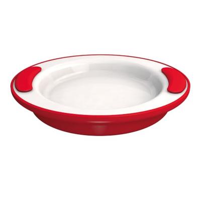 Ornamin Warmhoudbord wit/rood Ornamin Warmhoudbord wit/rood