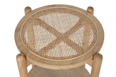 Kleine bijzettafel DKD Home Decor Natuurlijk 38 x 38 x 54,5 cm 41 x 41 x 55,5 cm