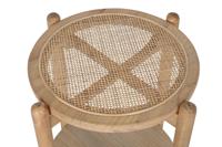 Kleine bijzettafel DKD Home Decor Natuurlijk 38 x 38 x 54,5 cm 41 x 41 x 55,5 cm - thumbnail