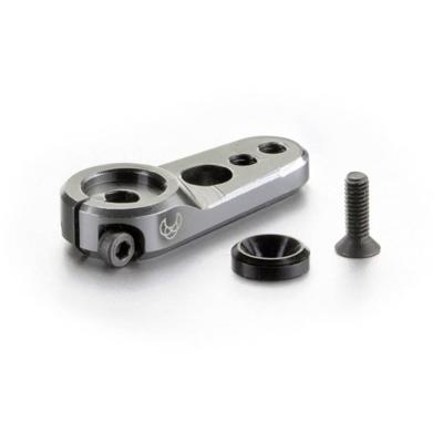 Aluminium servo hevel enkel, 29mm, Futaba (25T) - Gun Metal